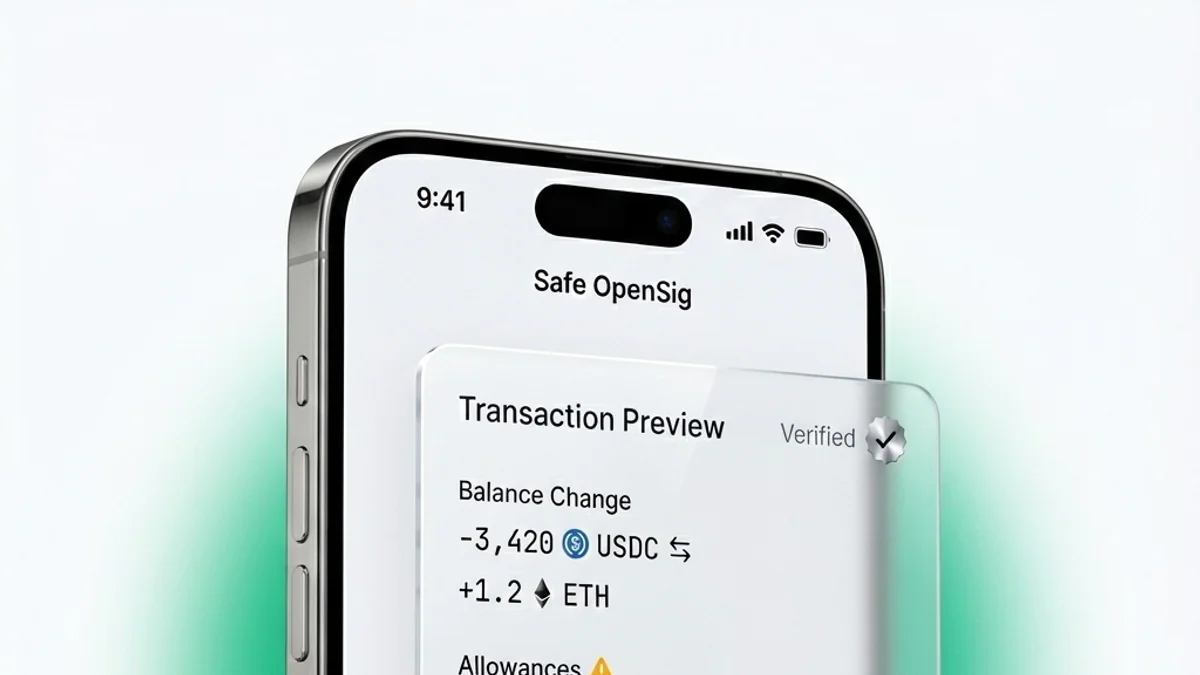 Safe OpenSig: chấm dứt ký mù trên multisig, sau khi KelpDAO mất 290 triệu USD vì node RPC bị chiếm