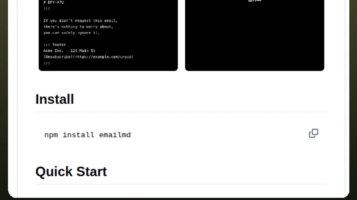 emailmd: Viết email bằng Markdown, quên đi HTMHELL mãi mãi