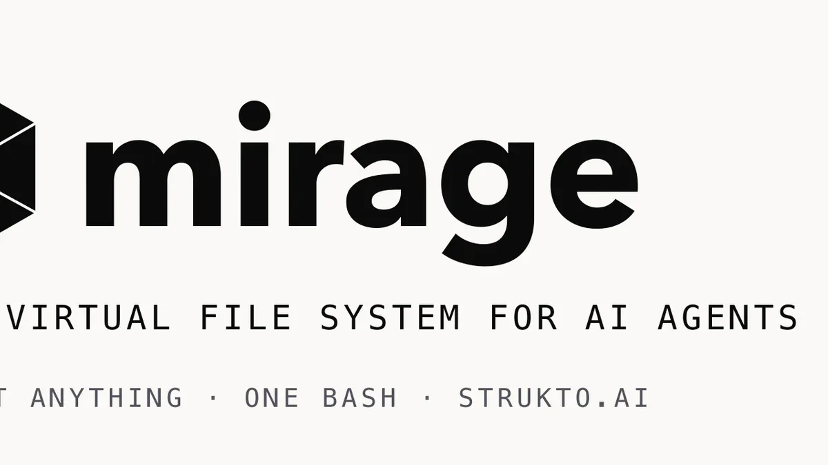 Mirage: Unified Virtual Filesystem cho AI Agents - Mount Anything, One Bash