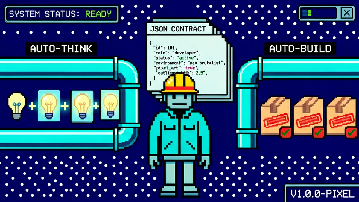 Auto-think và Auto-build: kiến trúc biến agent thành hệ điều hành biết để lại receipts