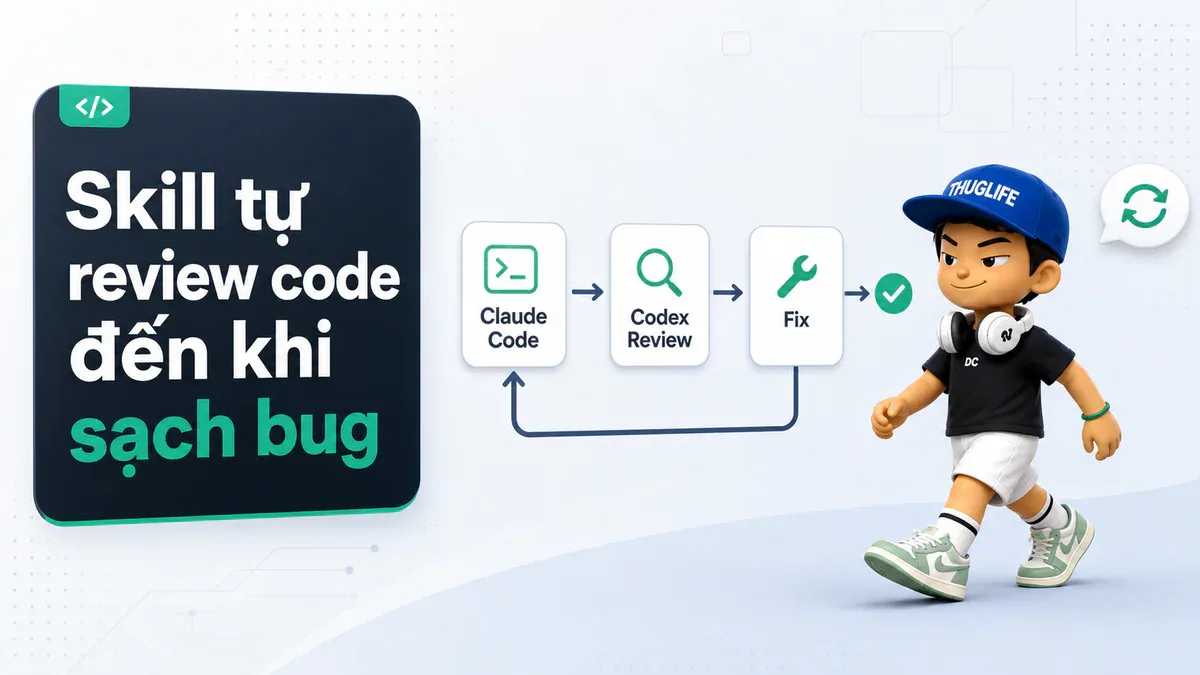 Skill tự review code đến khi sạch bug: vòng lặp Codex của steipete