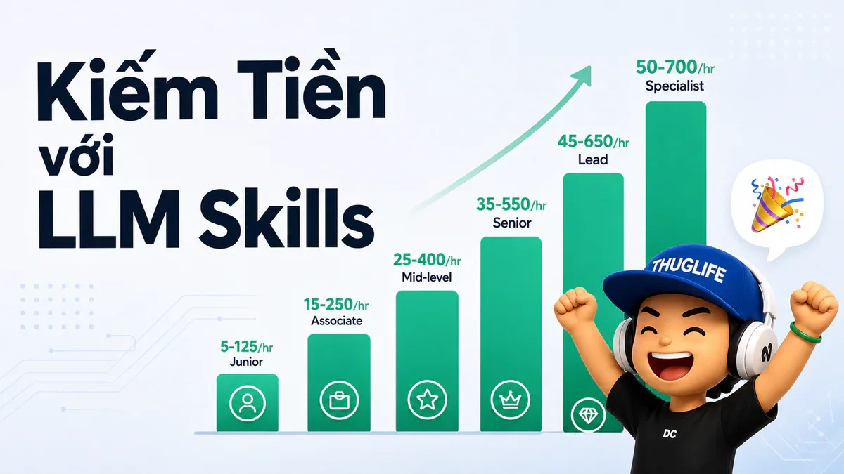 Xây dựng LLM Architecture từ đầu - Phần 3: Dự án thực tế và 5 cách kiếm tiền với LLM Skills