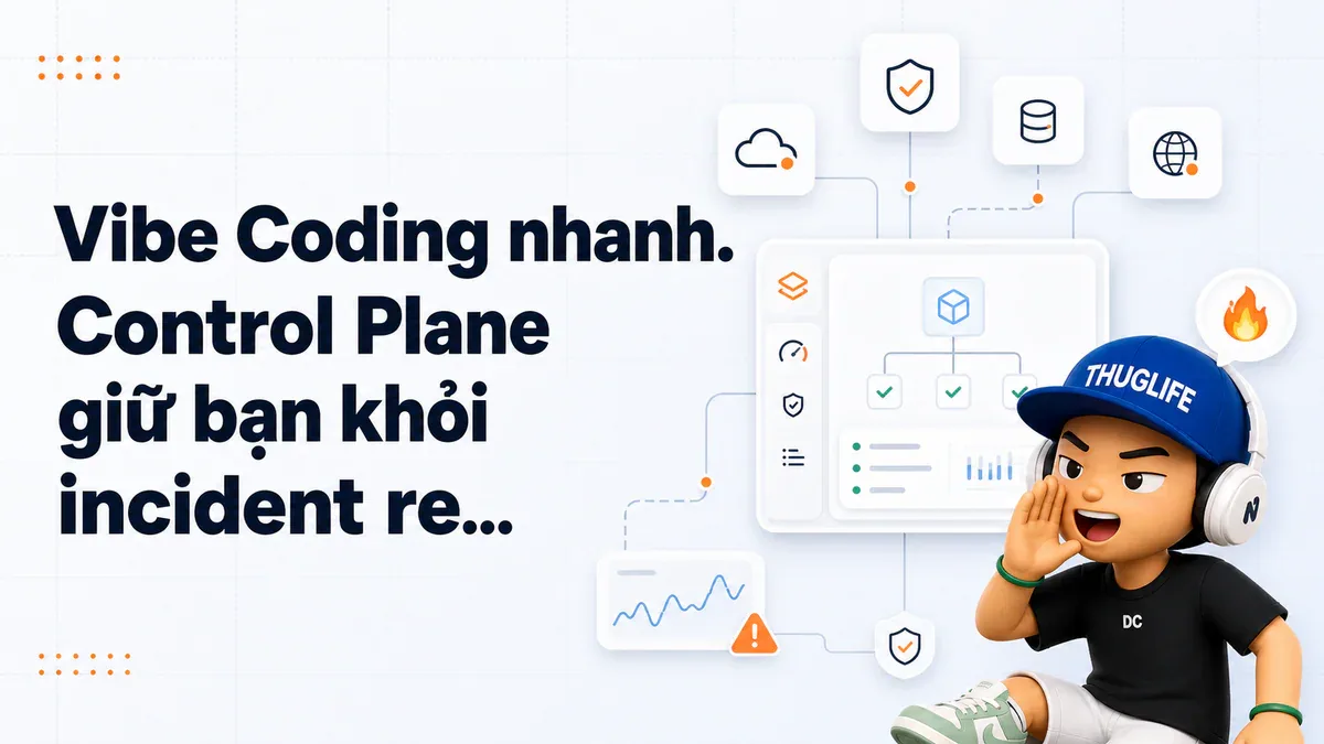 Vibe Coding nhanh. Control Plane giữ bạn khỏi incident review.