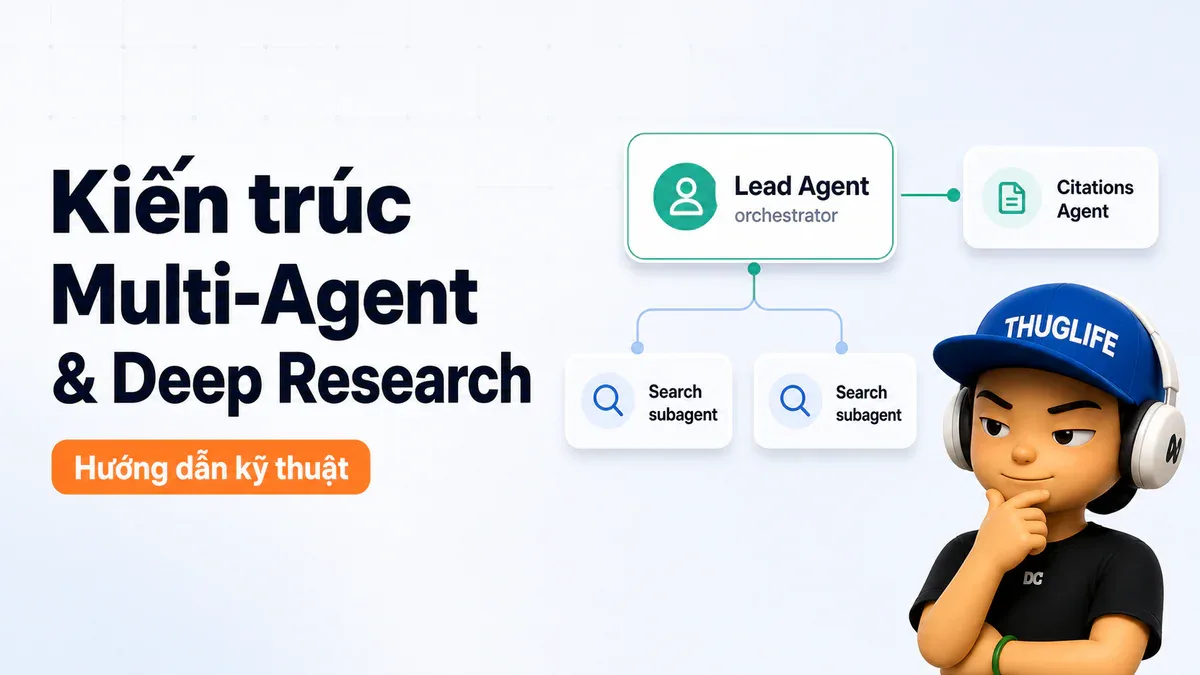Giải mã Multi-Agent AI: Từ ReAct Loop đến Deep Research Enterprise