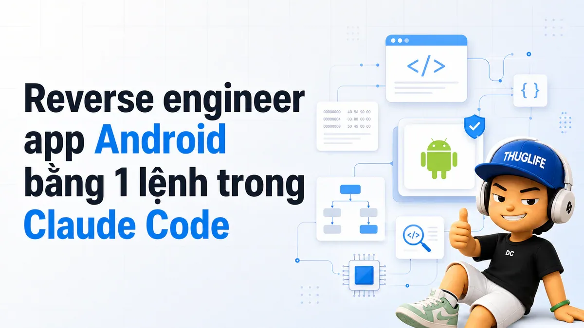 Reverse engineer app Android bằng 1 lệnh trong Claude Code