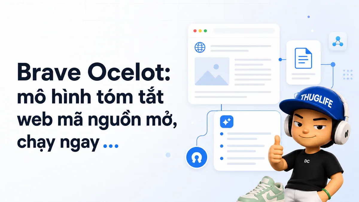 Brave Ocelot: mô hình tóm tắt web mã nguồn mở, chạy ngay trên máy bạn