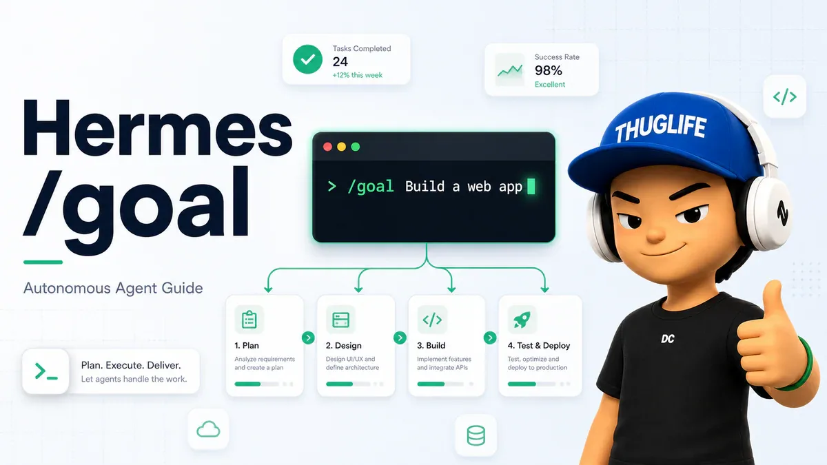 Hermes /goal - Hướng dẫn đầy đủ: Biến AI thành autonomous agent