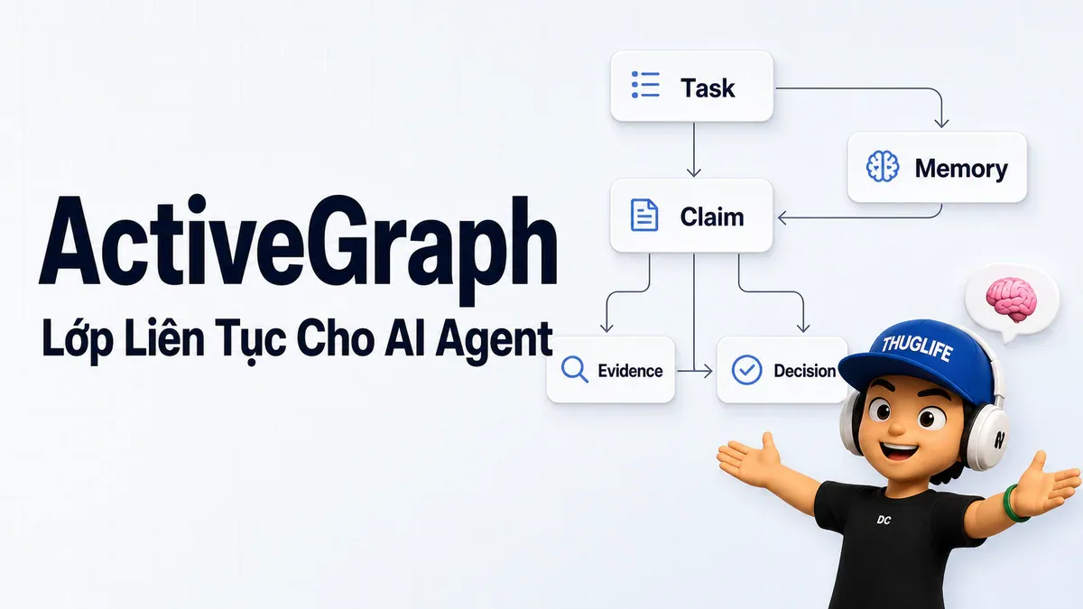 ActiveGraph: Lớp Liên Tục Mà AI Agent Dài Hạn Đang Thiếu