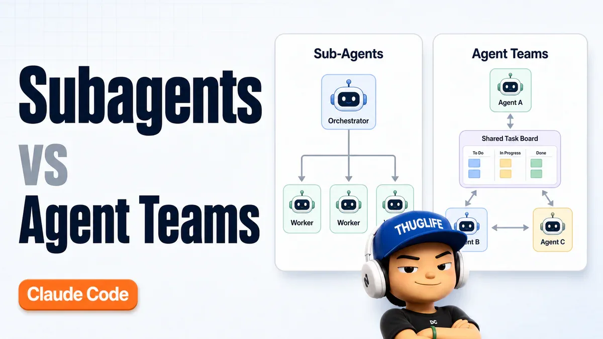 Claude Sub-agents vs. Agent Teams - Hai paradigm, một quyết định kiến trúc