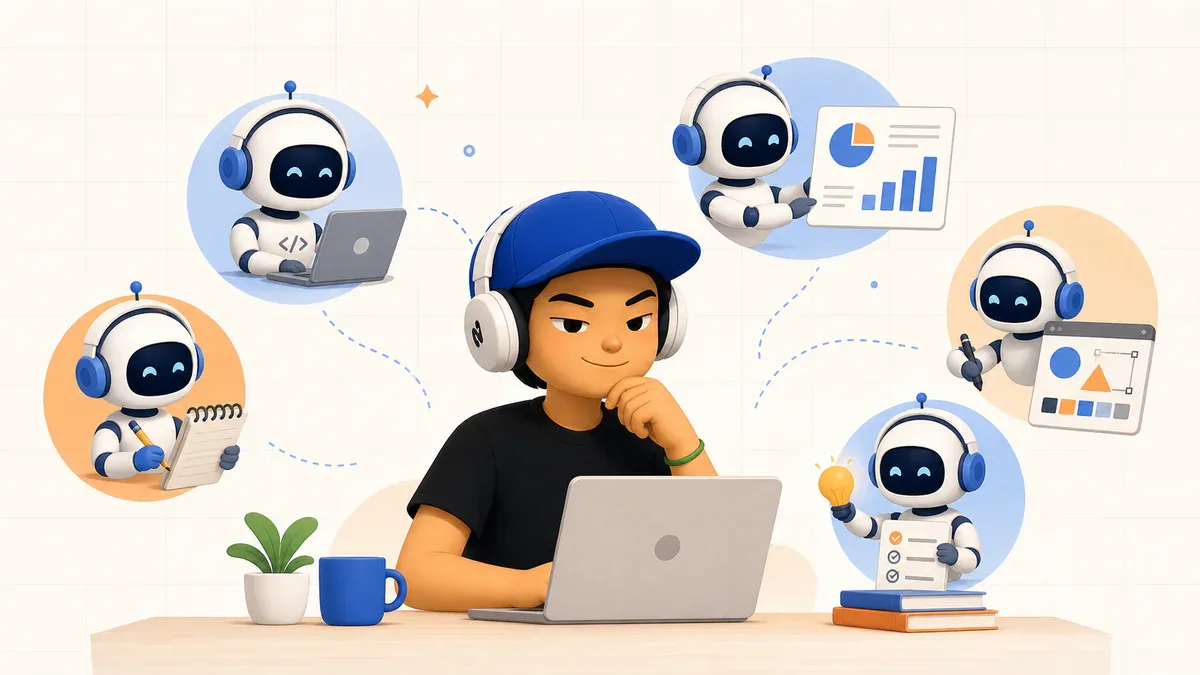 Solo entrepreneur powered by AI agents