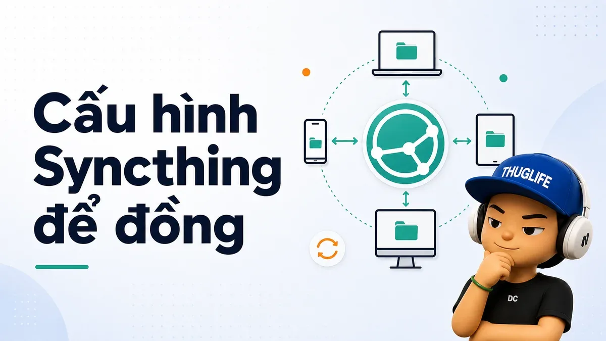 Cấu hình Syncthing để đồng bộ hóa tập tin từ xa