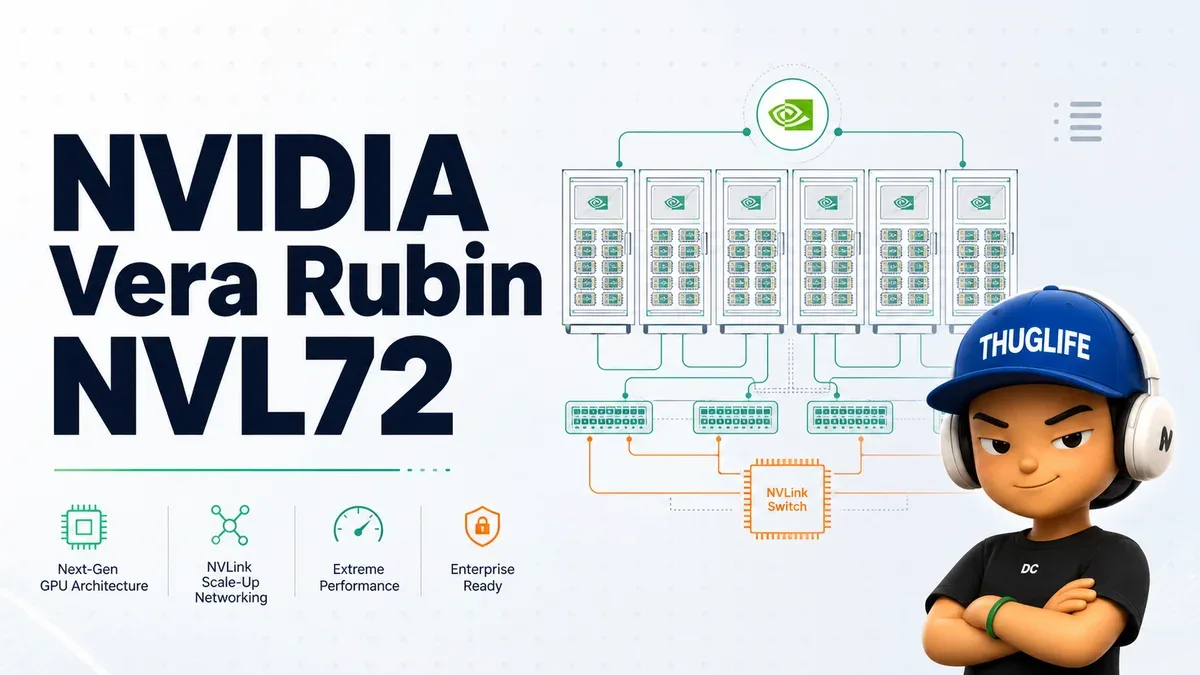 NVIDIA Vera Rubin NVL72: Jensen vừa nhét cả phòng siêu máy tính AI vào một rack