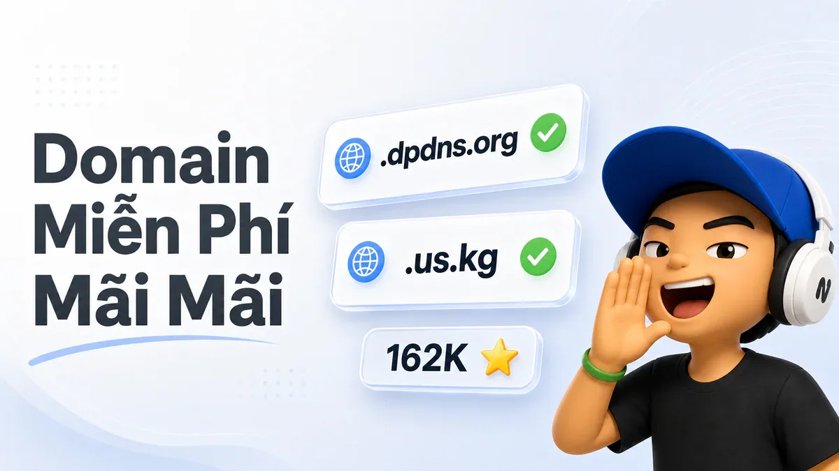 DigitalPlat FreeDomain: Dự án domain miễn phí mãi mãi đang có 162K stars GitHub
