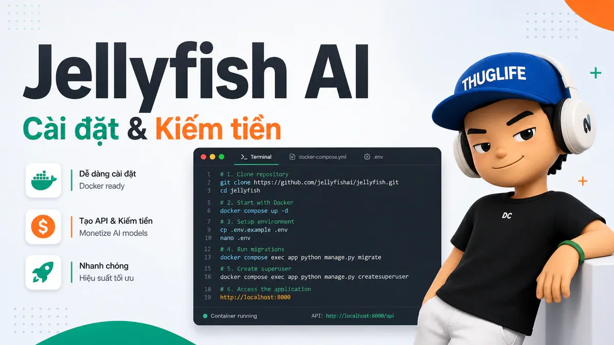 Jellyfish AI - P2: Cách Cài Đặt, Workflow Chi Tiết và Cơ Hội Kiếm Tiền Từ Phim Ngắn