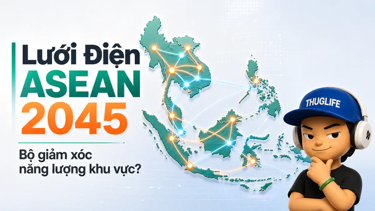 Lưới Điện ASEAN 2045: Bộ Giảm Xóc Năng Lượng Khu Vực Có Kịp Tiến Độ?