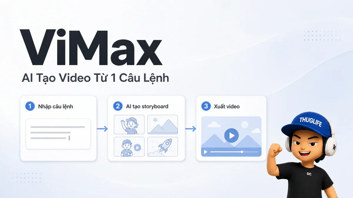 ViMax: Framework AI Tạo Video Tự Động Từ Một Câu Lệnh, Mã Nguồn Mở Từ HKU