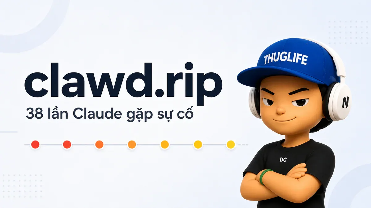 clawd.rip - Biên niên 38 lần Claude gặp sự cố