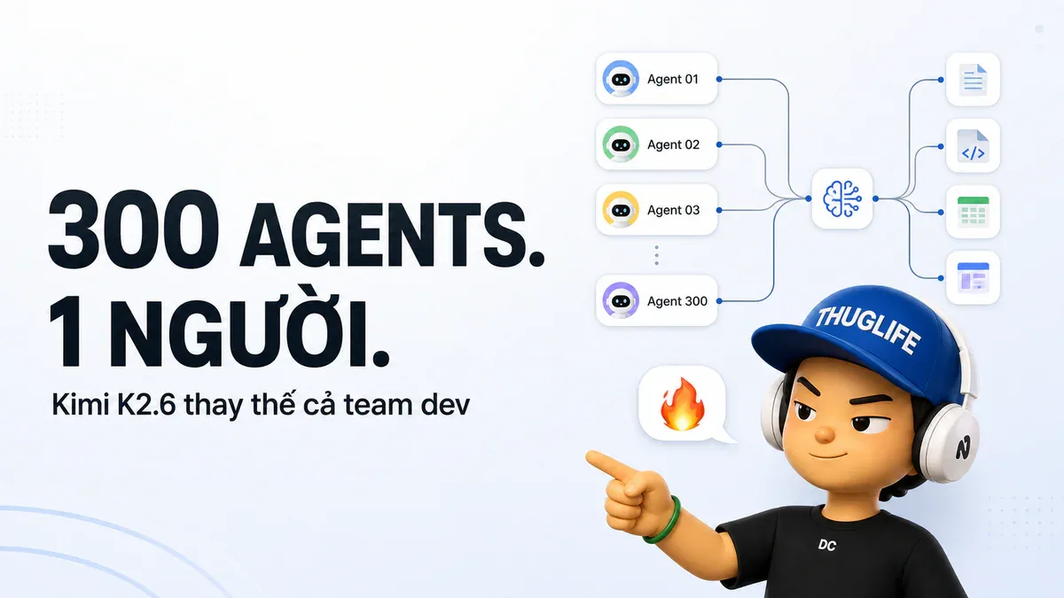 Kimi K2.6 thay thế cả team dev: Blueprint xây dựng AI Agency $80k/tháng