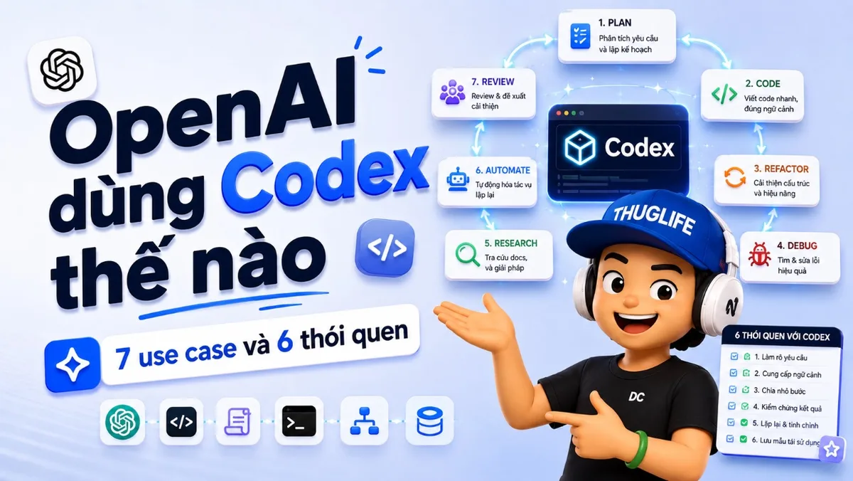 OpenAI tự dùng Codex thế nào: 7 use case và 6 thói quen hiệu quả