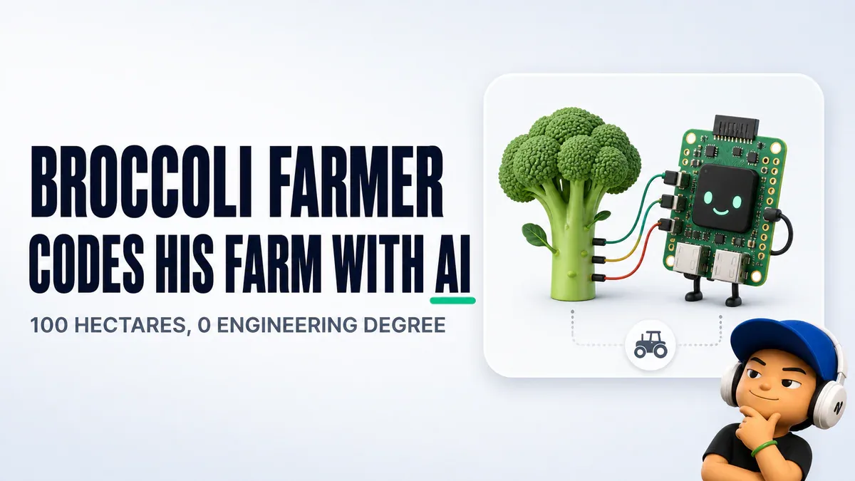 Nông dân broccoli ở Hokkaido tự code hệ thống farm 100ha bằng AI