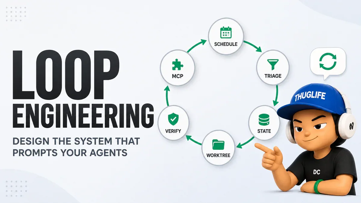 Loop Engineering: Thiết Kế Vòng Lặp Tự Động Thay Vì Prompt AI Agent Thủ Công
