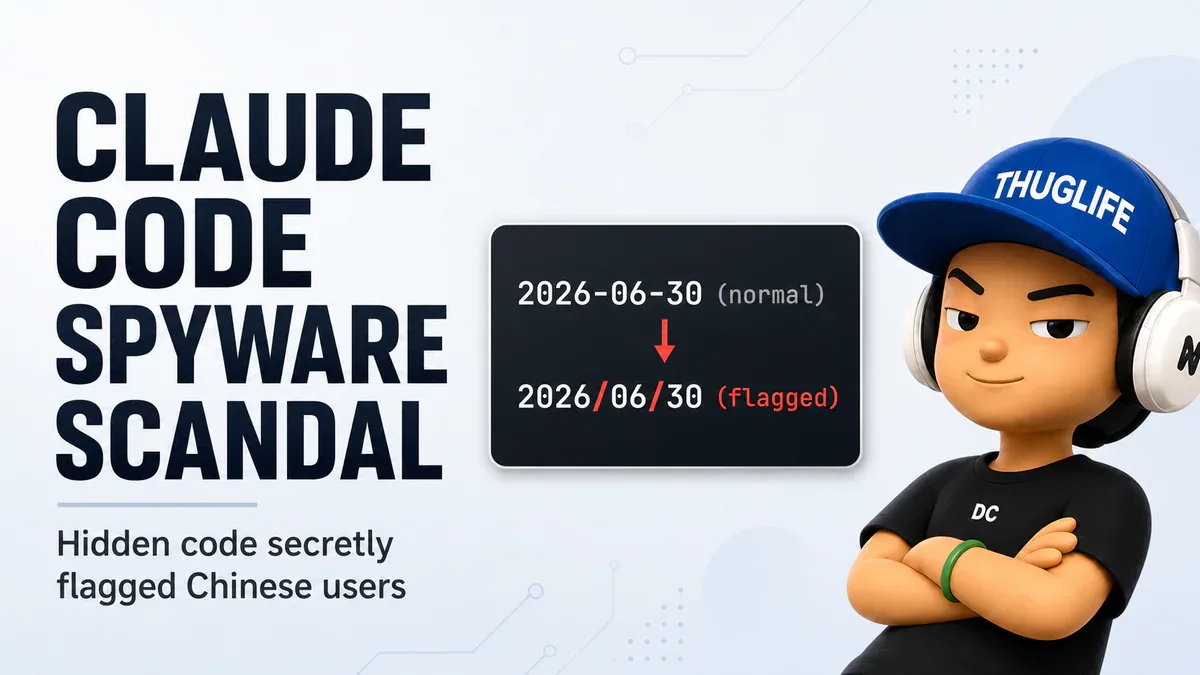 Claude Code Ẩn Code Nhận Diện Người Dùng Trung Quốc - Và Anthropic Đã Biết Từ Lâu