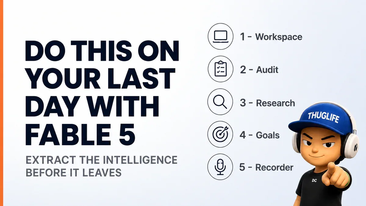 Ngày Cuối Với Fable 5: 5 Bước Khai Thác Intelligence Trước Khi Hết Hạn