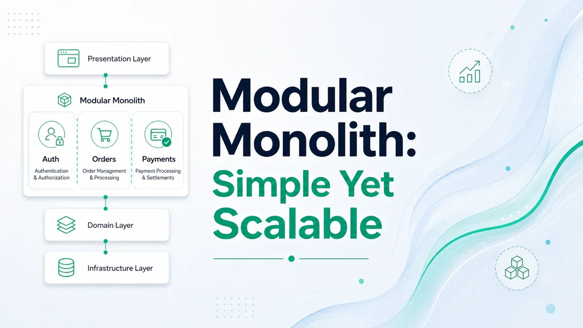 Modular Monolith: Kiến Trúc Cân Bằng Giữa Đơn Giản và Scalability