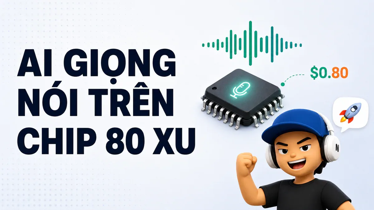 Moonshine Micro: AI Giọng Nói Chạy Trọn Trên Chip 0.80 USD, Vỏn Vẹn 470 KB RAM
