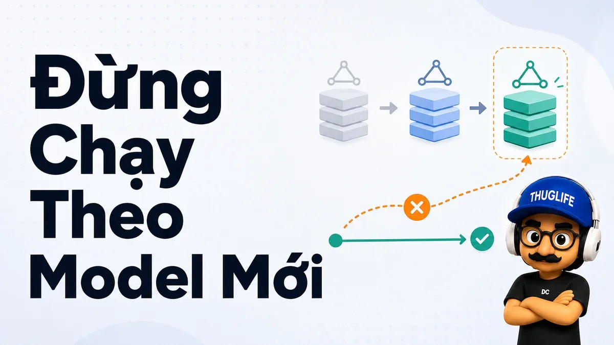 Đừng chạy theo model mới: Hãy xây hệ thống AI vẫn sống khỏe sau mỗi lần nâng cấp